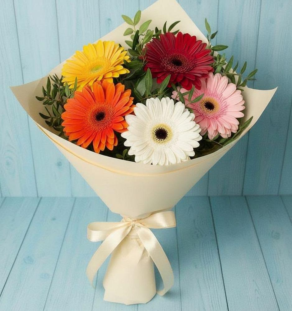 Букет цветов из: Герберы в Раздолье