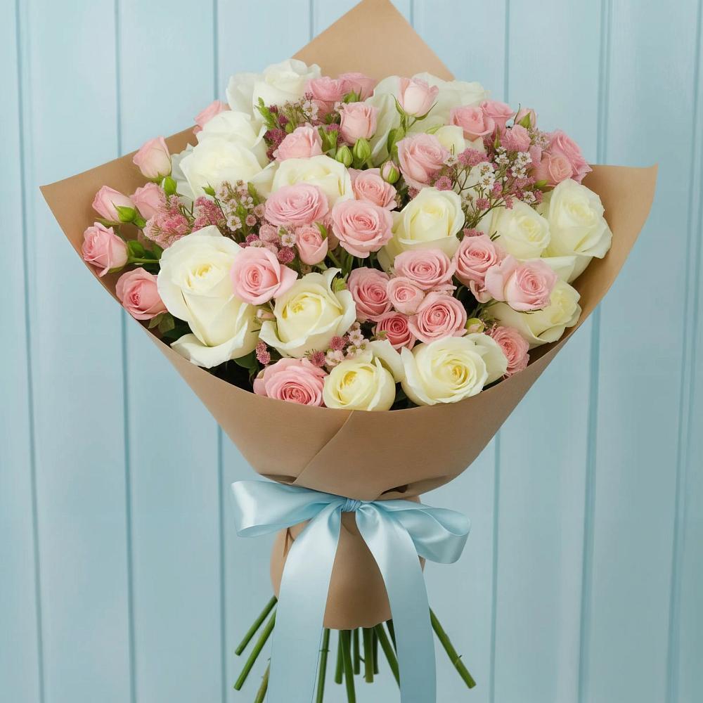 Букет цветов из: Розы в Раздолье