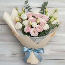 Букет цветов из:  Лизиантусы #REPLACE_PRED# Раздолье