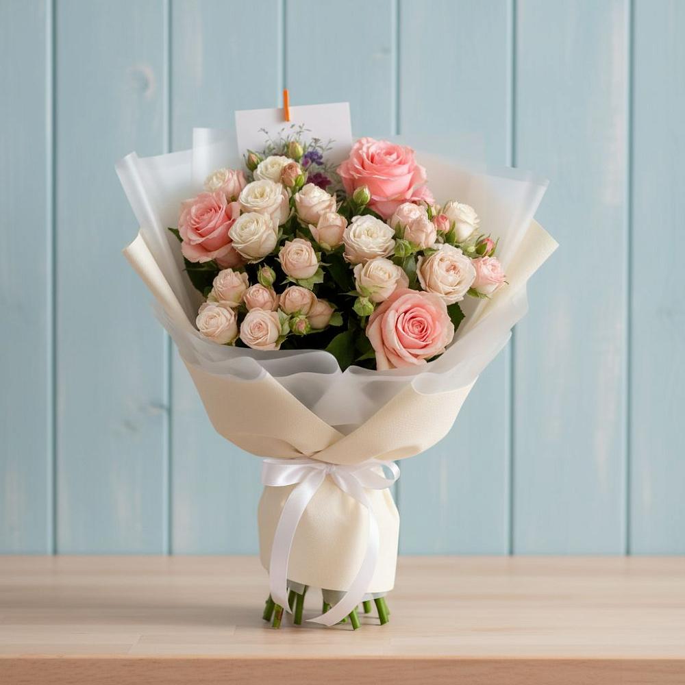 Букет цветов из: Розы в Раздолье