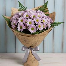 Букет цветов из:  Хризантемы #REPLACE_PRED# Раздолье