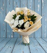 Букет цветов из:  Розы и Хризантемы #REPLACE_PRED# Раздолье