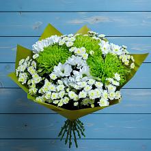 Букет цветов из:  Хризантемы #REPLACE_PRED# Раздолье