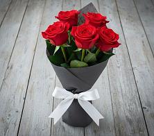 Букет 5 Красных роз Эдлесс Лав #REPLACE_PRED# Раздолье