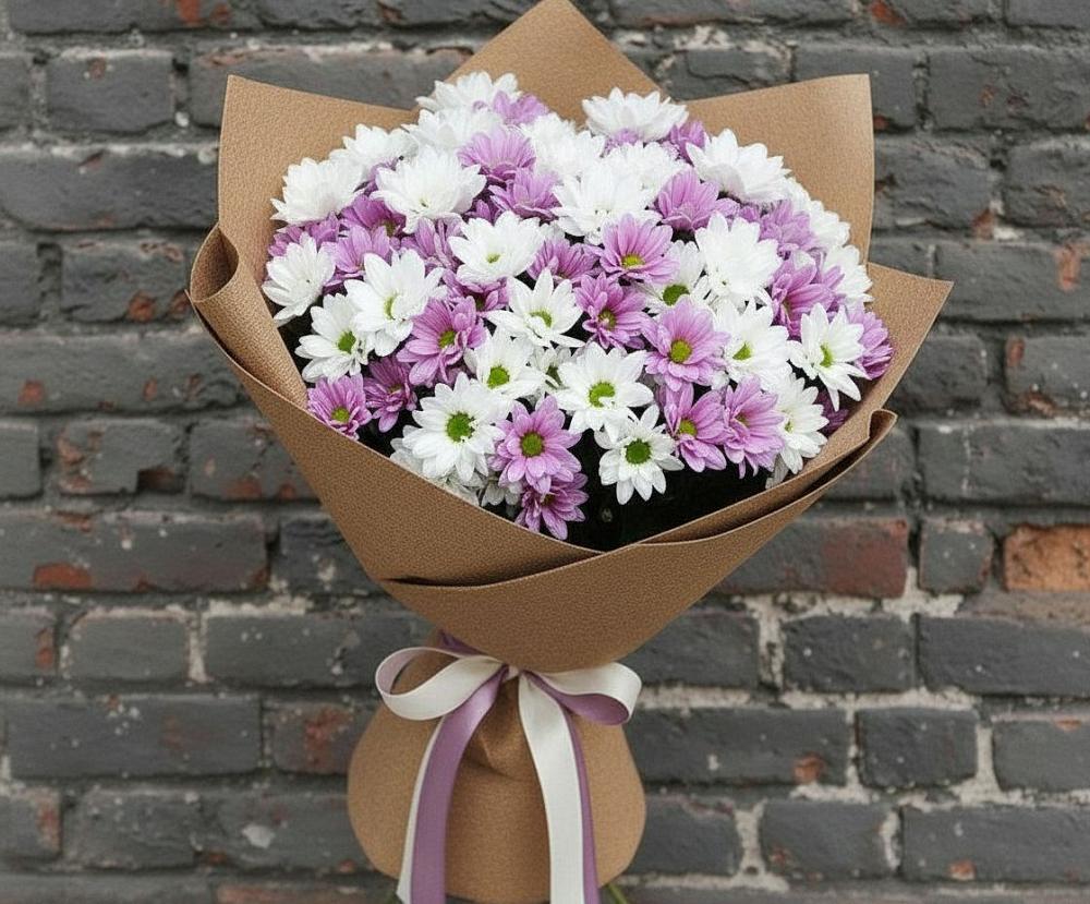 Букет цветов из: Хризантемы в Раздолье