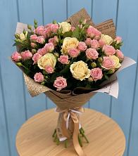 Букет цветов из:  Розы в Раздолье