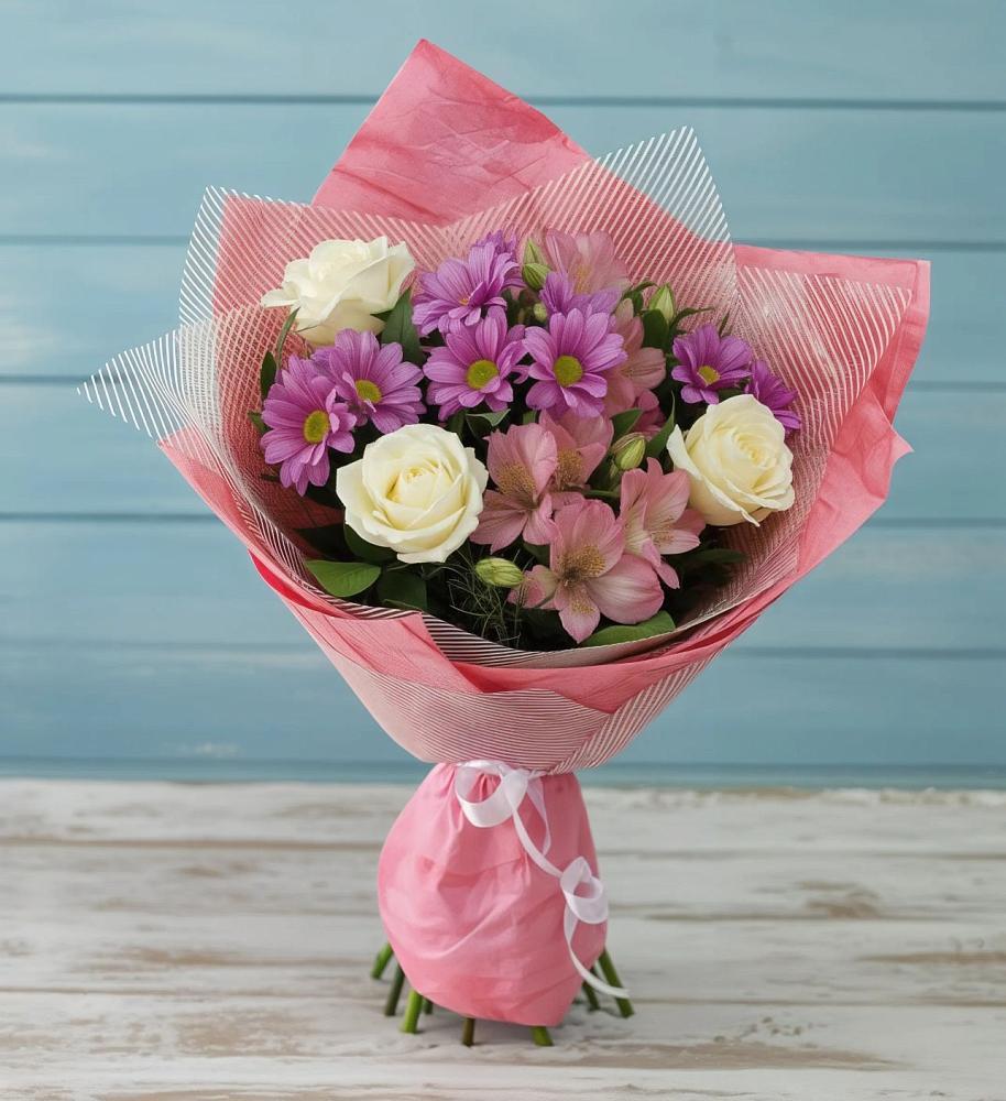 Букет цветов из: Герберы в Раздолье