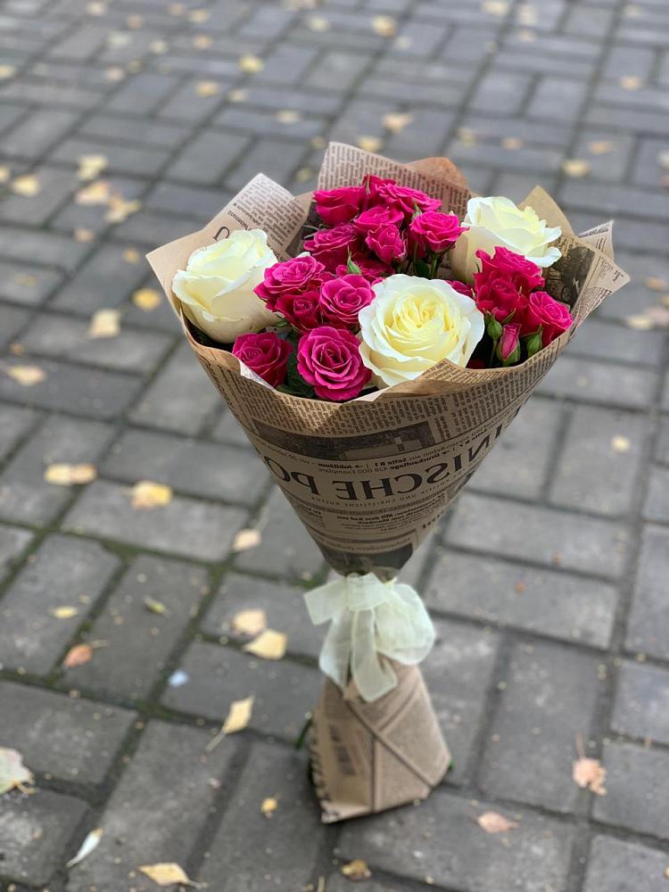 Букет цветов из: Розы в Раздолье