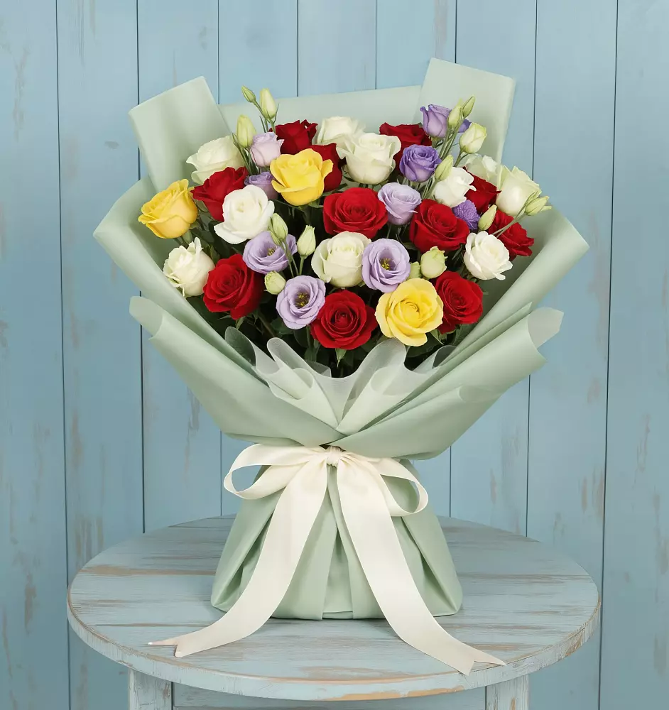 Букет цветов из: Розы в Раздолье